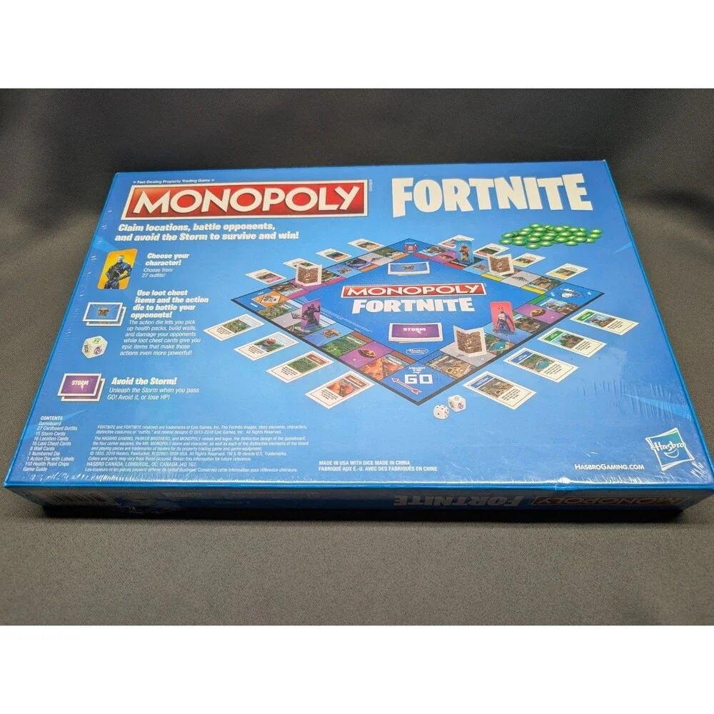 Fortnite Monopoly NEW SEALED Hasbro Gaming Property Trading Board Game